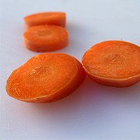Karotten enthalten besonders viel Beta Carotin.