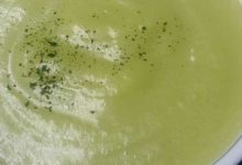 Photo of Grünes Kartoffelpüree mit gebratenen Pilze