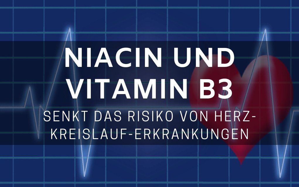 Niacin und Vitamin B3 senkt das Risiko von Herz-Kreislauf-Erkrankungen